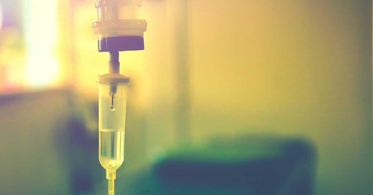 IV set fluid intravenous drop saline drip hospital room