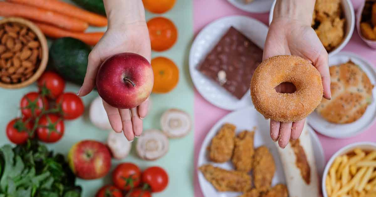 healthy sugar vs unhealthy sugar foods